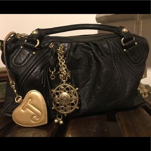 JUICY COUTURE black leather bag